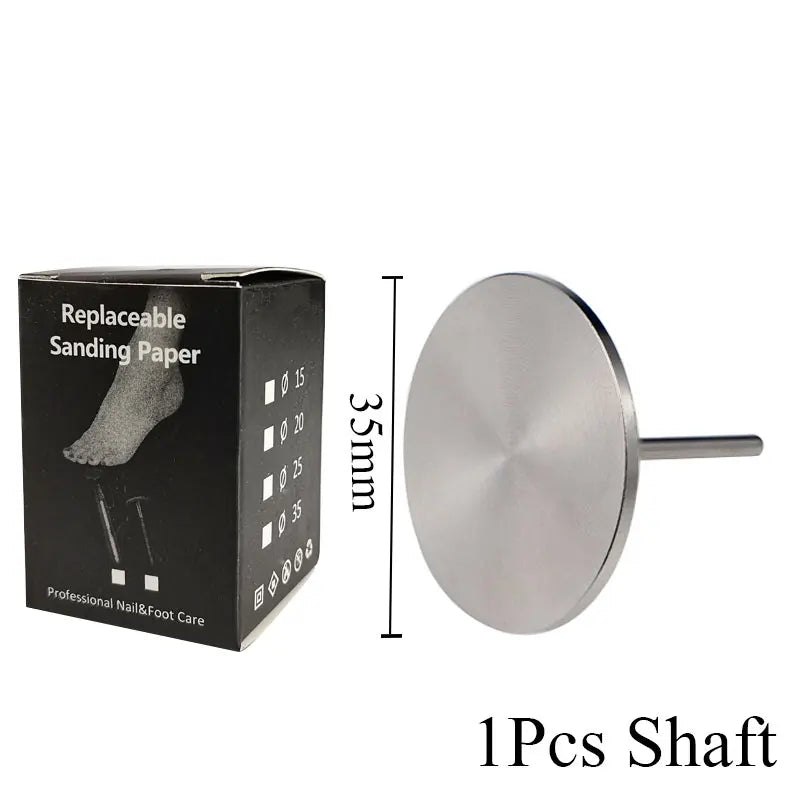 35MM Replaceable SandPaper Pedicure Tools Manicure Pedicure 3/32'' Disk Foot Dead Skin Remove Sanding paper Disc Nozzle