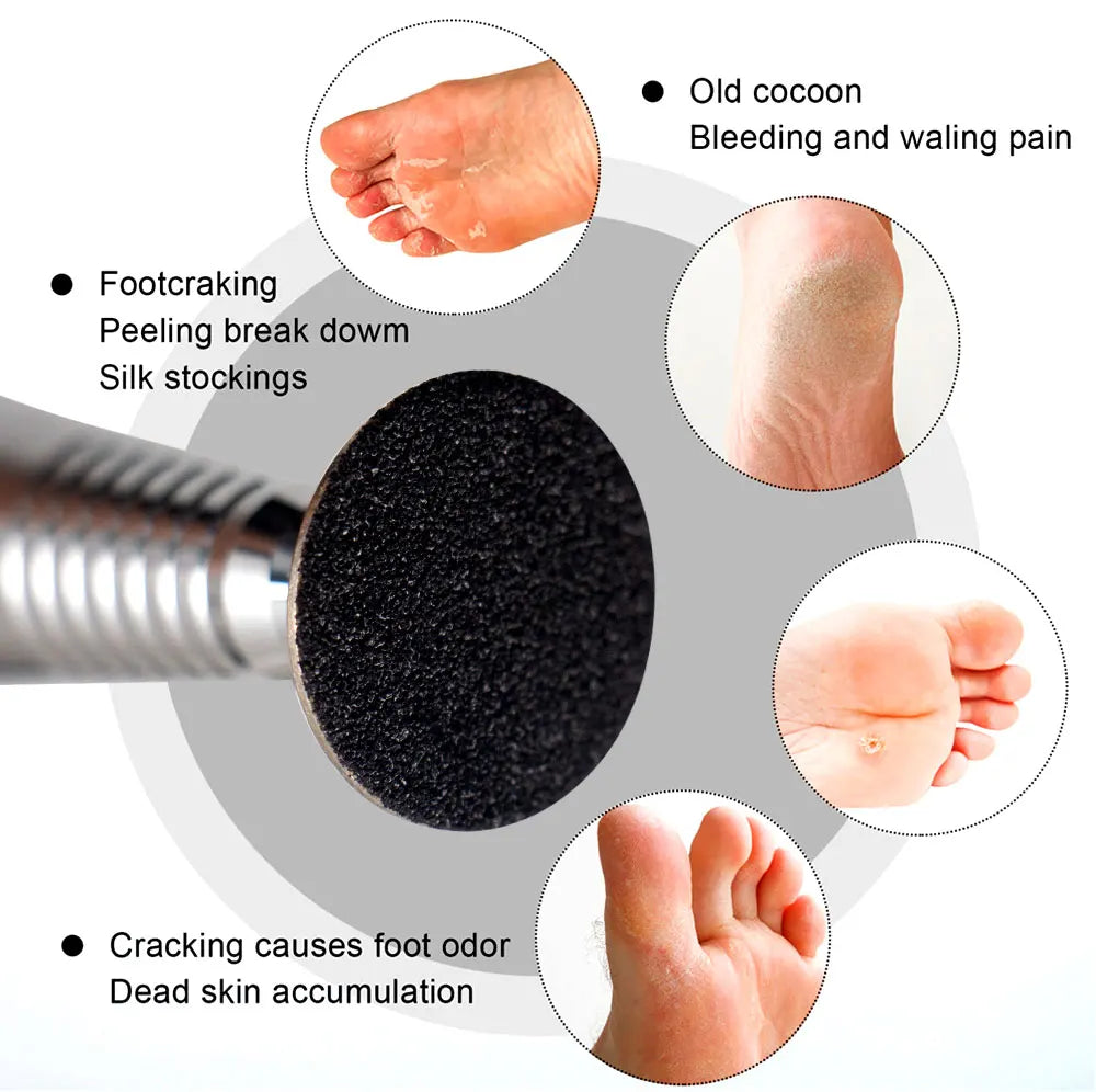 35MM Replaceable SandPaper Pedicure Tools Manicure Pedicure 3/32'' Disk Foot Dead Skin Remove Sanding paper Disc Nozzle
