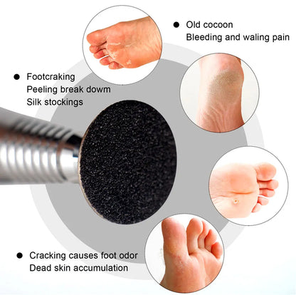 35MM Replaceable SandPaper Pedicure Tools Manicure Pedicure 3/32'' Disk Foot Dead Skin Remove Sanding paper Disc Nozzle