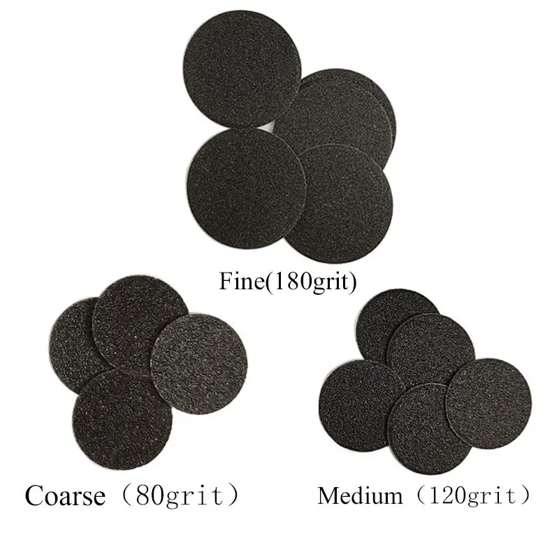 35MM Replaceable SandPaper Pedicure Tools Manicure Pedicure 3/32'' Disk Foot Dead Skin Remove Sanding paper Disc Nozzle